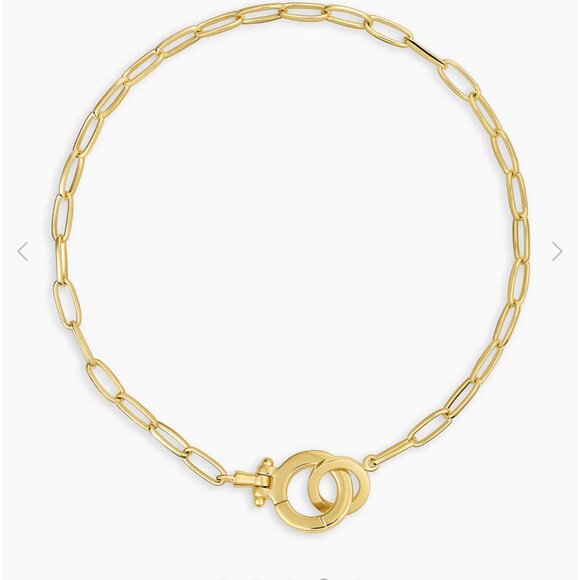 Gorjana Chain Link Parker Mini Bracelet - Picture 1 of 7